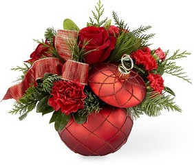 The FTD Christmas Magic Bouquet from Backstage Florist in Richardson, Texas